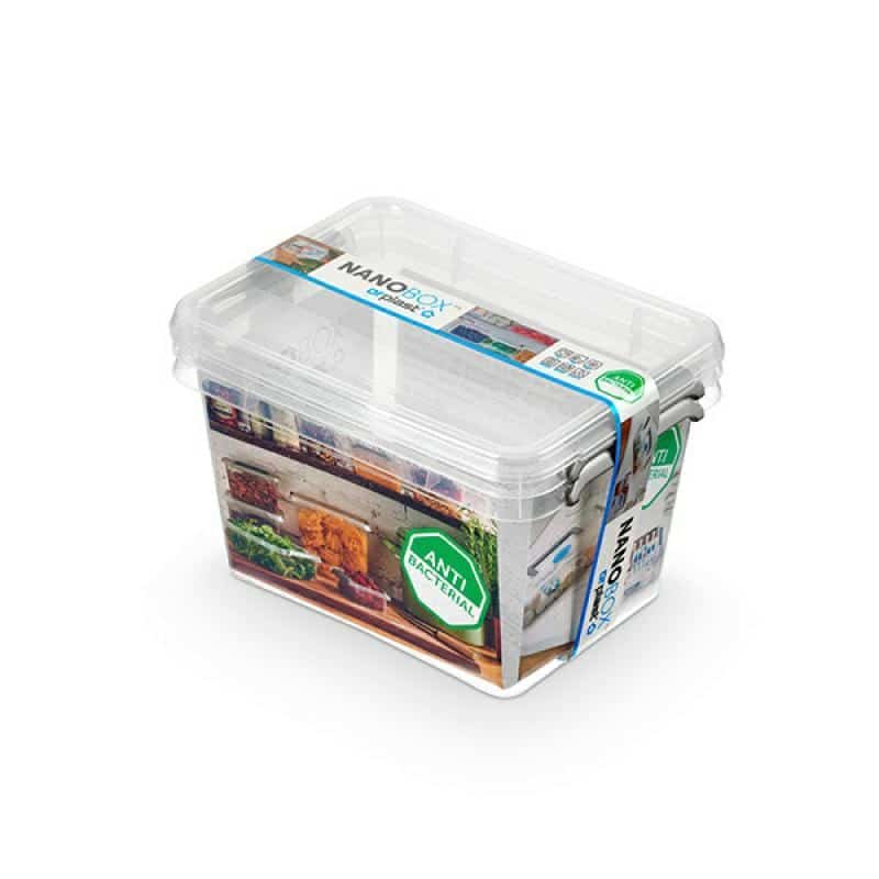 Zestaw pojemników antybakteryjnych ORPLAST Nanobox, 2x2,0l, transparentny op. 1 szt.