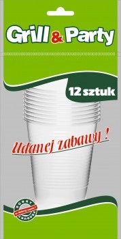 GRILL & PARTY - kubki jednorazowe 0,2l op. 12 sztuk