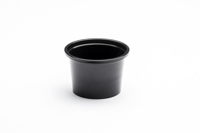 Pojemnik, sosjerka PP dip, sos, degustacja 100ml B czarny TnP op. 100 sztuk